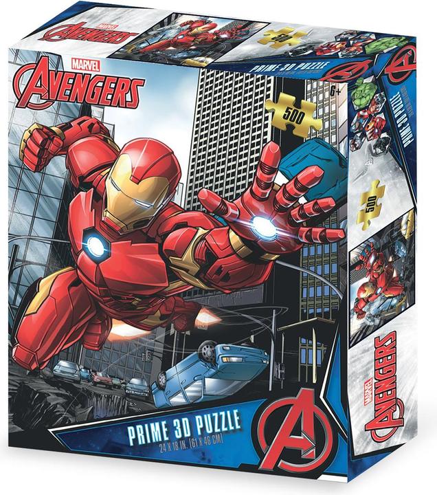 Actual product image Grandi Giochi Marvel Iron Man 3D puzzles (500 pieces)