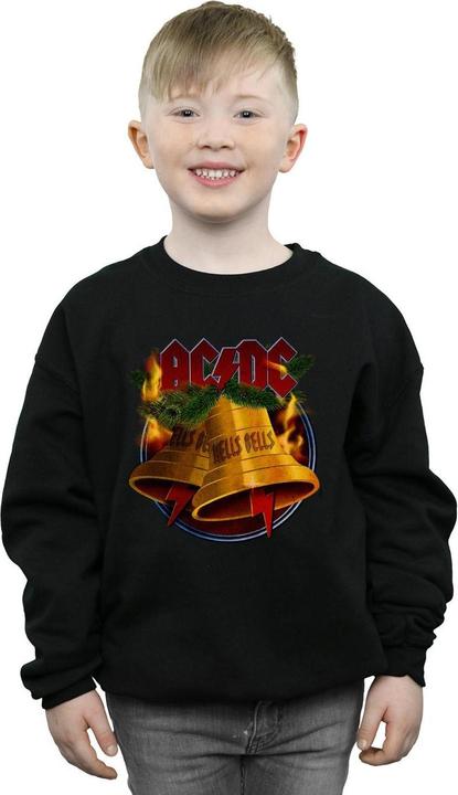 Actual product image AC/DC Boys Christmas Hells Bells Sweatshirt (140, 146)
