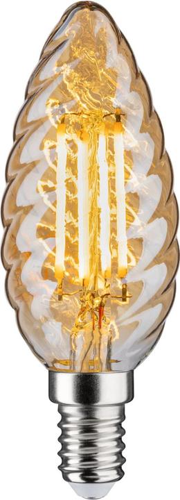 Produktbild Paulmann Kerze gedrehtes Glas Vintage (E14, 4.70 W, 430 lm, 1 x, F)