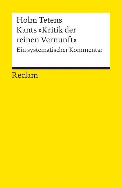 Produktbild Kants - Kritik der reinen Vernunft' (Deutsch, Holm Tetens, 2006)