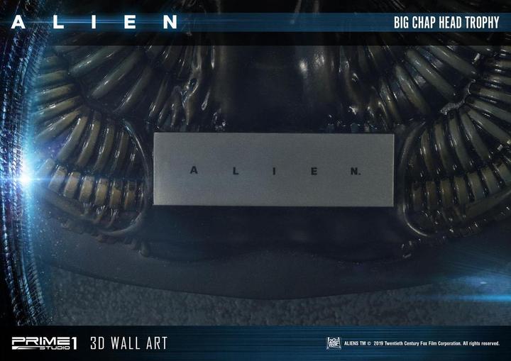 Image du produit Prime 1 Studio Alien plaque murale 3D Big Chap Head Trophy 58 cm