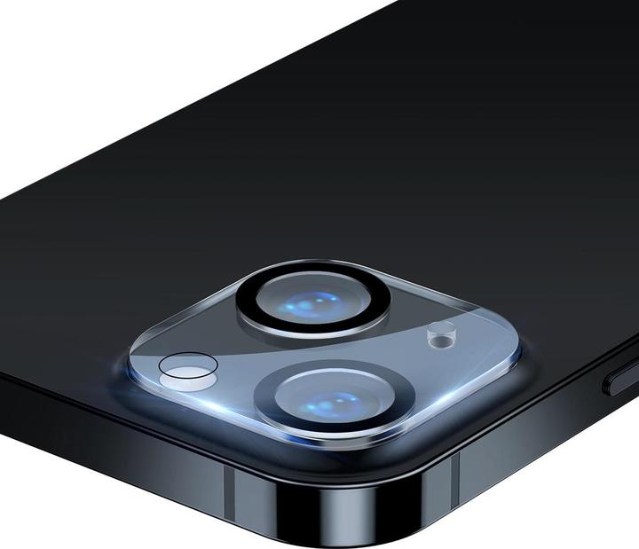 Produktbild Baseus Full-Frame Lens Film For iP 5.4/6.1 Inch Dual Camera 2021 (2pcs/pack) Transparent (2 Stück, Apple iPhone 13 mini)