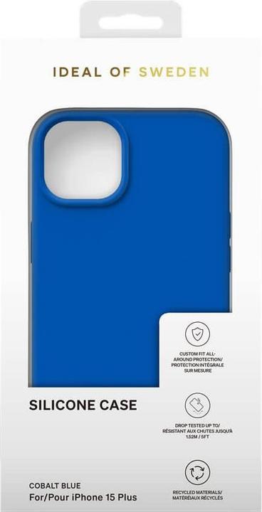 Image du produit iDeal Of Sweden Designer Silicone-Cover Bleu Cobalt (Apple iPhone 15 Plus)