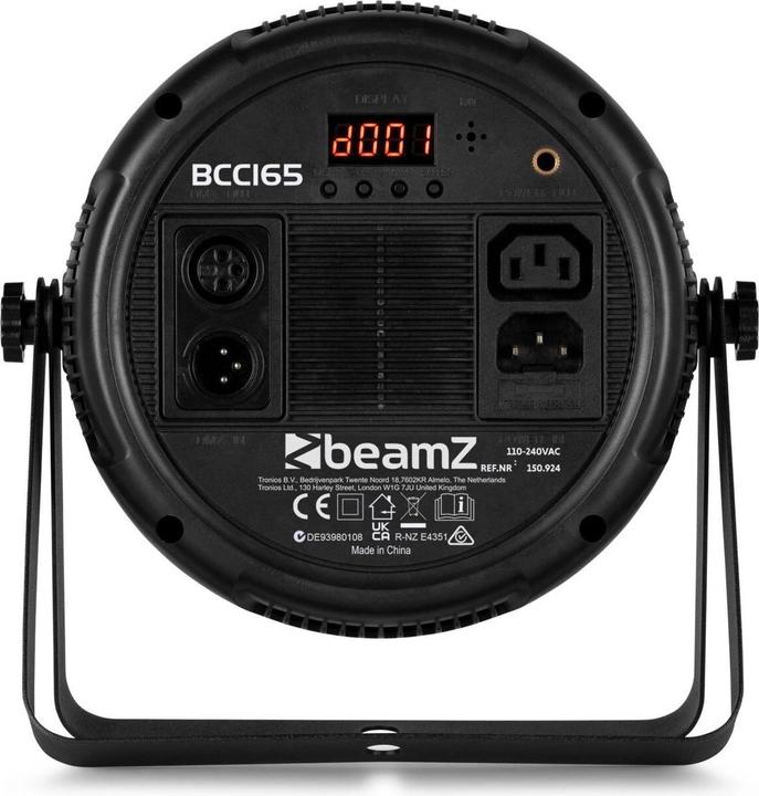 Actual product image BeamZ BCC165 Flat Par (4 W, LED)