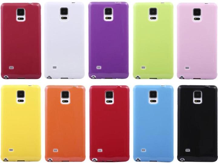 Produktbild König Design Schutzhülle TPU Case für Handy Samsung Galaxy Note 4 SM N910 Rot (Samsung Galaxy Note 4)