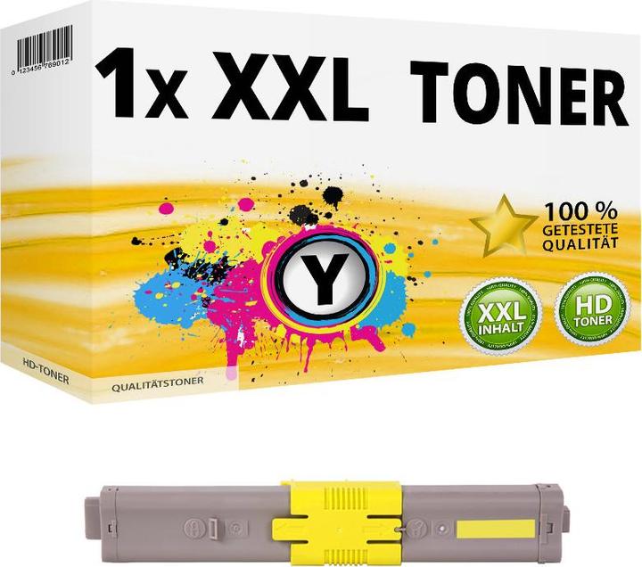 Immagine prodotto Druckfuxx Toner für OKI C532DN C542DN MC563DN MC573DN kompatibel Patronen Gelb