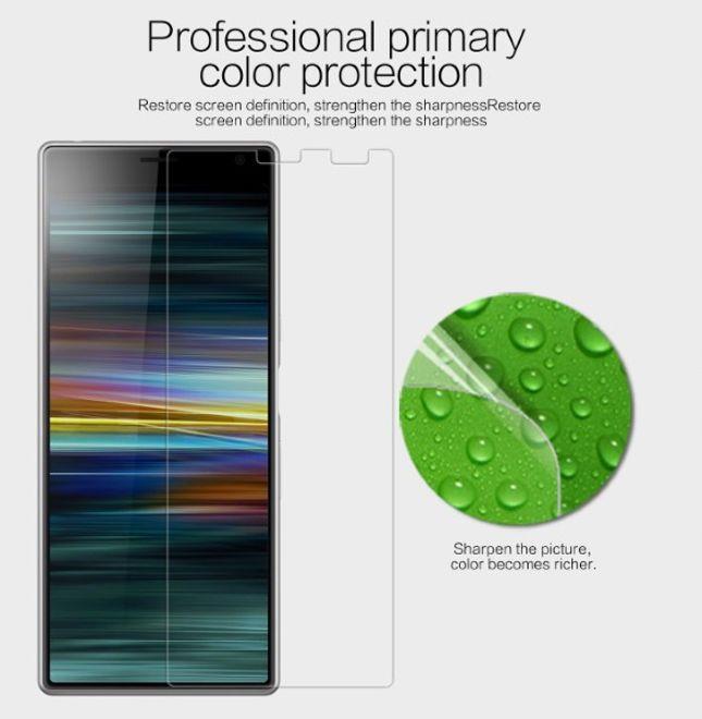 Actual product image Nillkin Super Clear Series Protective Film (1 Piece, Sony Xperia 10 Plus)