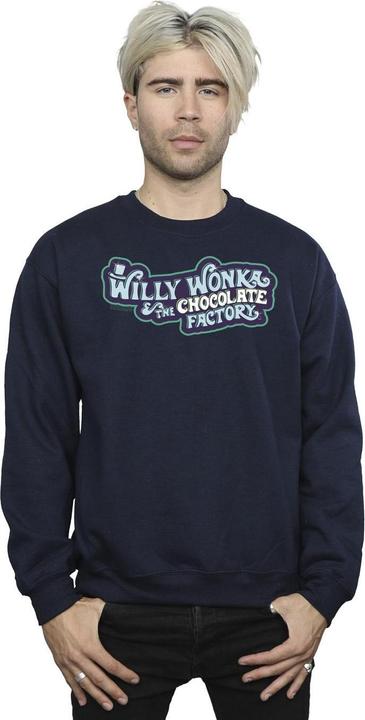Produktbild Willy Wonka & the Chocolate Factory Chocolate Factory Logo Sweatshirt (L)