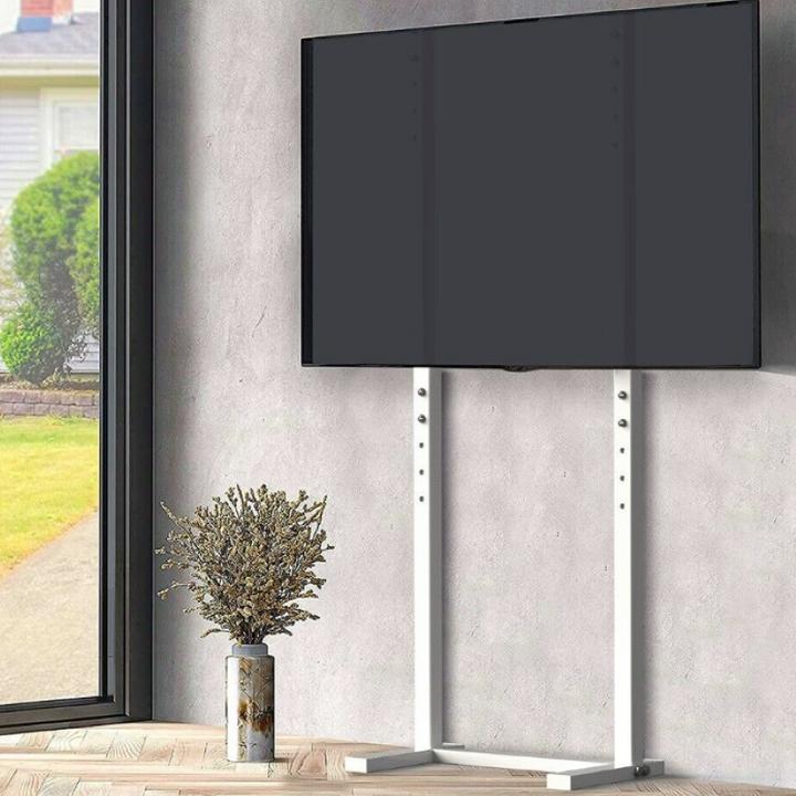Produktbild Hermex Universal TV-Ständer LCD Fernseher Bildschirm Standfuss Display Weiss (65", 40 kg)