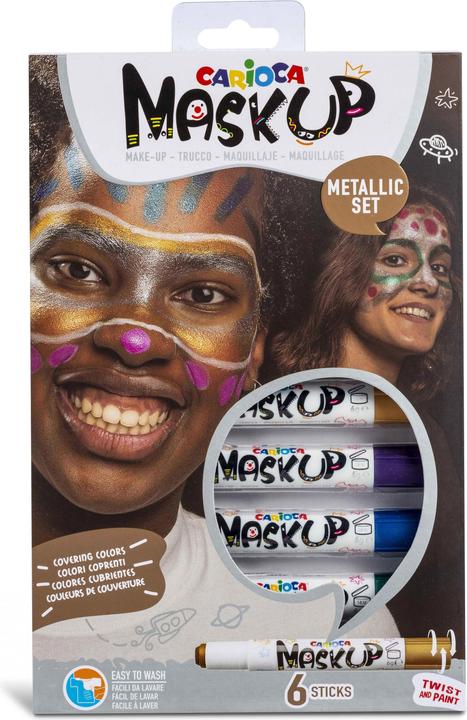 Carioca Mask-Up Metallic Box