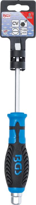 Image du produit BGS Tournevis avec Hexagonal mâle fente 6 mm longueur de la lame 100 mm (Clé Allen)