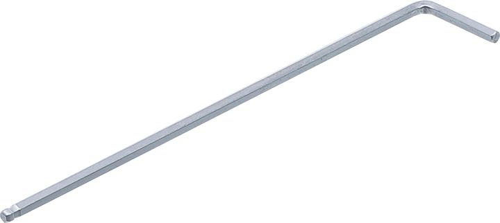 Produktbild BGS Winkelschlüssel extra lang Innensechskant / Innensechskant mit Kugelkopf 3 mm