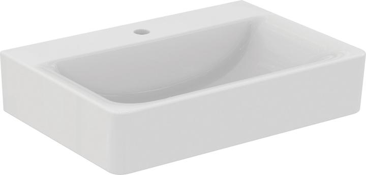 Image du produit Ideal Standard Lavabo Connect Cube 650mm E8106, sans trop-plein (650 mm, 460 mm)