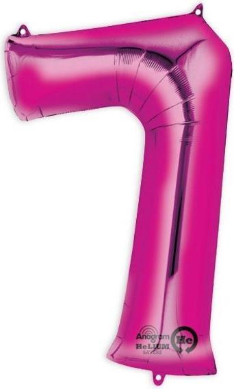 Actual product image Amscan Foil Balloon Number 7 (1 x)
