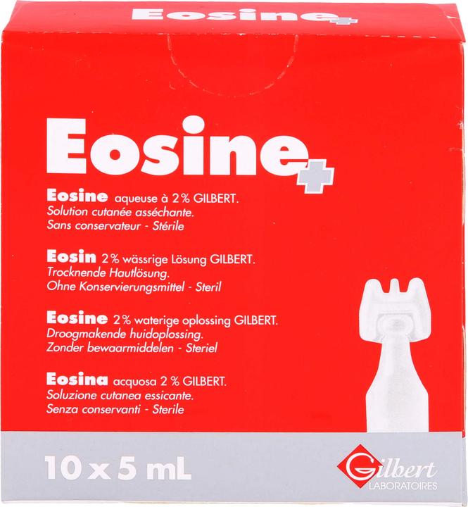 Gilbert Eosin Lösung 2 % Monodosen, 10 x 5 ml (50 ml, 84 g)