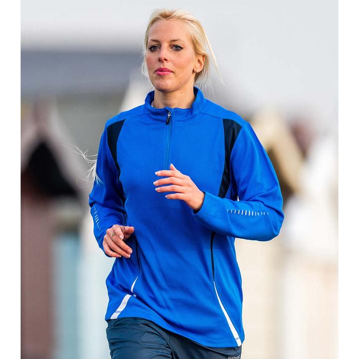 Image du produit Spiro Haut d'entraînement Haut de sport Trial Fermeture éclair jusqu'à la poitrine (XL)