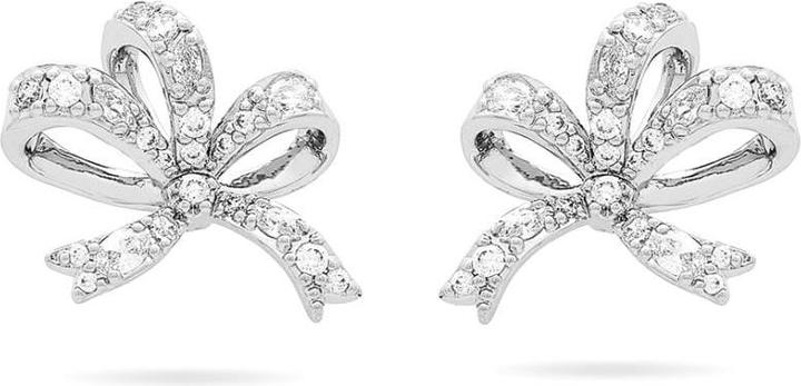 Immagine prodotto Swarovski Orecchini Volta a lobo piccolo bianco (Metallo Swarovski)