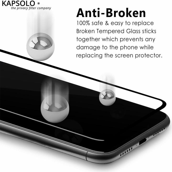 Produktbild Kapsolo Tempered GLASS Sreen Protect. KAP30416 Apple iPhone 13 Pro / 13 (1 Stück)