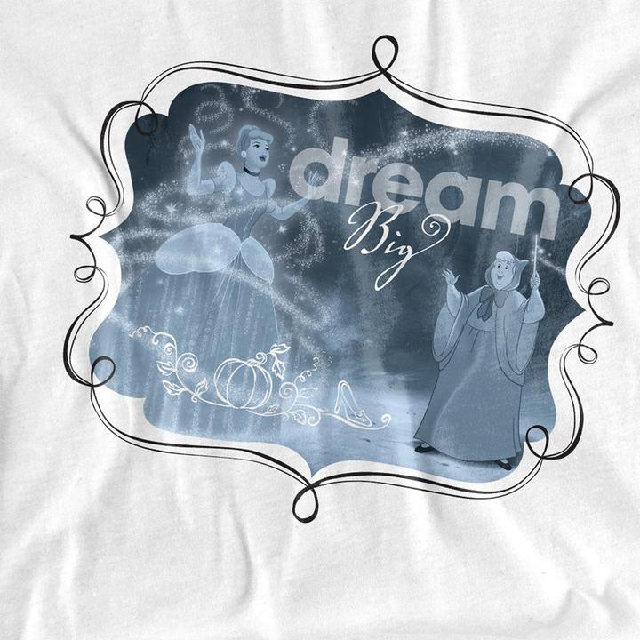 Immagine prodotto Cinderella Dream Big Maglietta Fata Madrina Adulto Unisex (L)