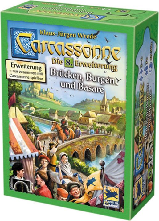 Produktbild Hans im Glück Carcassonne - Brücken, Burgen und Basare (Deutsch)