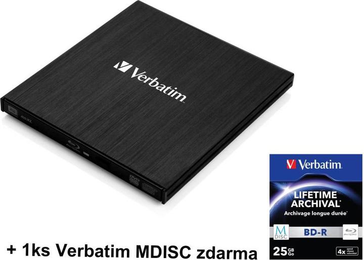 Produktbild Verbatim Slimline (Blu-ray Laufwerk)