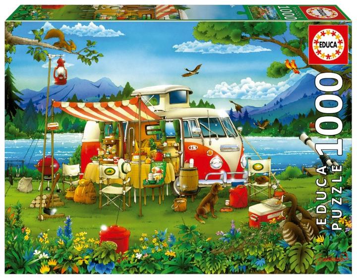 Image du produit Educa 19922 Πάζλ 1000Τεμ. Camping Holiday (1000 pièces)