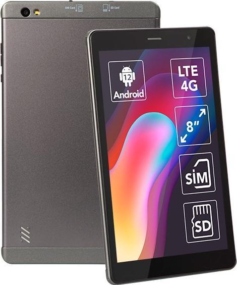 Actual product image Blow Tablet PlatinumTAB8 4G IPS 2GB/32GB ANDROID 11 quad core (4G, 8", 32 GB, Dark grey)