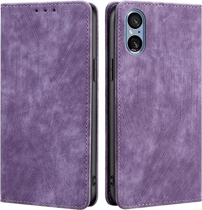 Actual product image Cover-Discount Sony Xperia 5 V - Case with RFID blocker purple (Sony Xperia 5 V)
