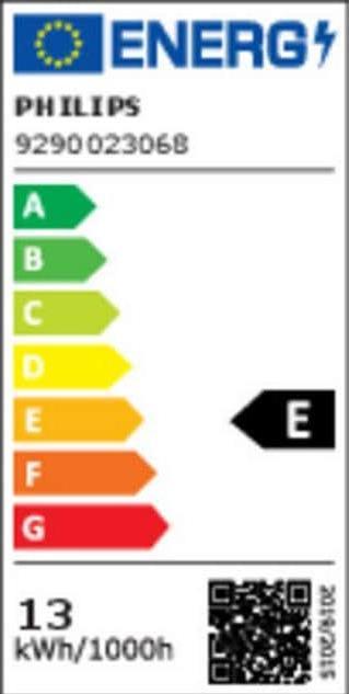 Label énergétique Philips Ampoules à LED (E27, 13 W, 1521 lm, 3 x, E)