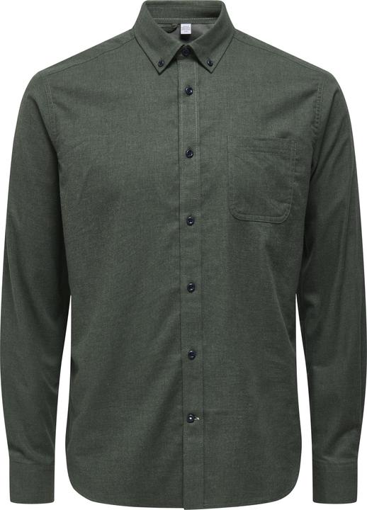 Produktbild Only & Sons Normal geschnitten Hemdkragen Hemd Hemd (XXL)