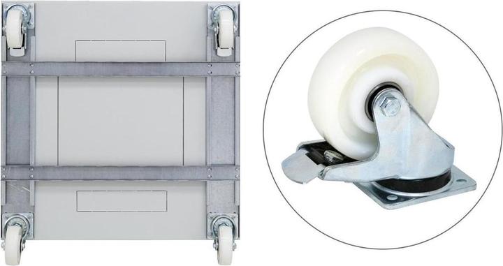 Actual product image Triton RAX-RK-H86-X1 - Roller set with reinforcement frame 800x600 for RDA load capacity 1900 kg