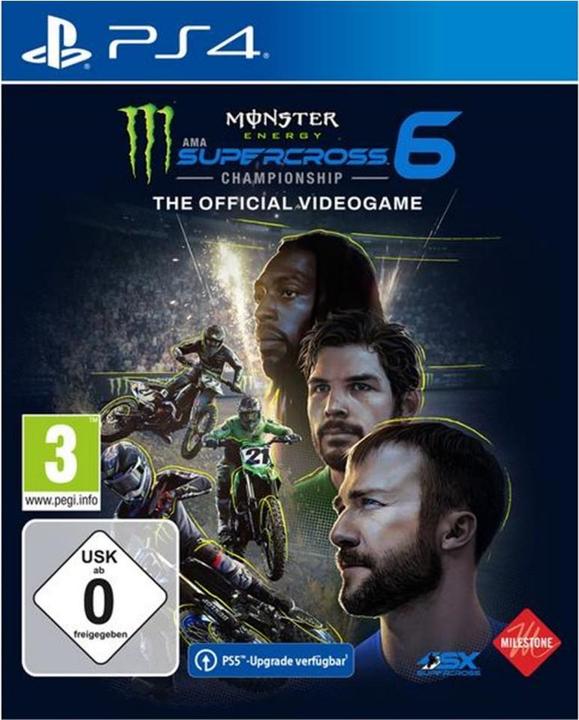 Actual product image Milestone Monster Energy Supercross - The Official Videogame 6 (PS4, DE, FR, IT)