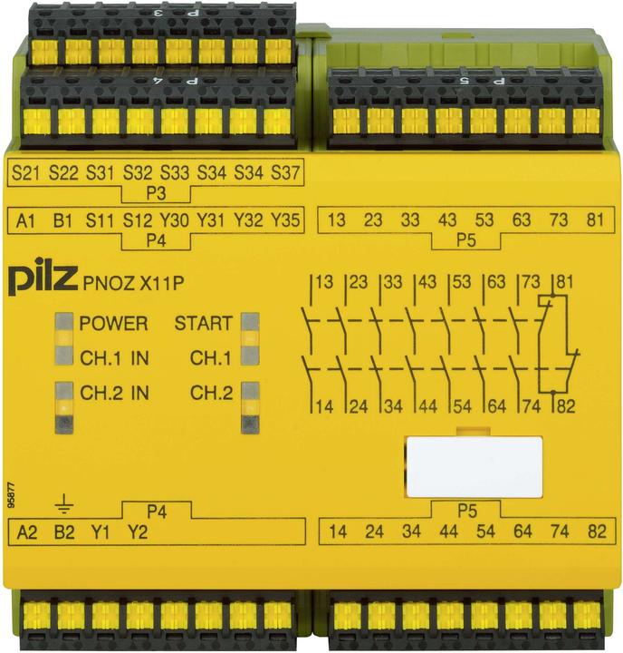 Immagine prodotto Pilz 787080 PNOZ X11P C 24VAC 24VDC 7n/o 1n/c 2so