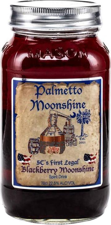 Actual product image Palmetto Moonshine Blackberry (Moonshine Whisky, 1 x 70 cl)