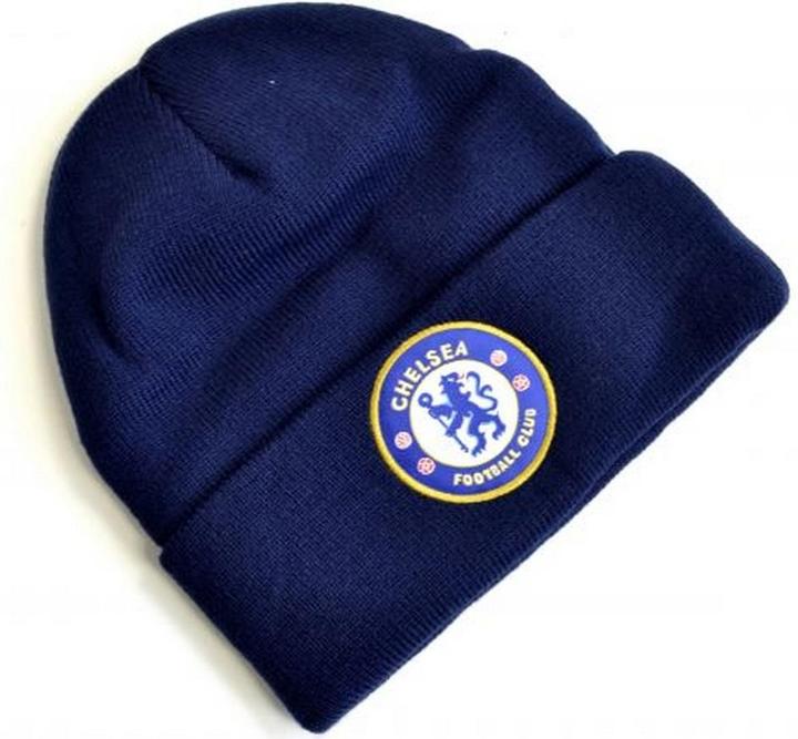 Chelsea FC Wappen Strickumschlagmütze (One Size)