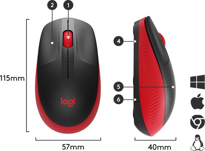 Actual product image Logitech M190 (Wireless)