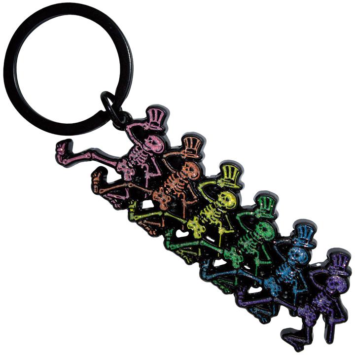 Produktbild Grateful Dead Schlüsselanhänger Tanzende Skelette