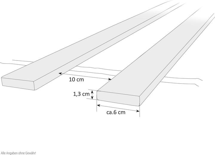 Actual product image Floki24 Slatted frame - 160 x 200 cm - Rolling slatted frame solid pine bed Rolling frame
