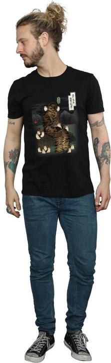 Image du produit Star Wars - T-shirt THE LAST JEDI JAPANESE CHEWBACCA PORGS - Homme (M)