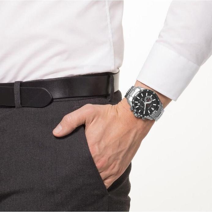 Actual product image Citizen CA4444-82E Horloge - Titanium - Zilverkleurig - 42 mm (Chronograph, 43 mm)