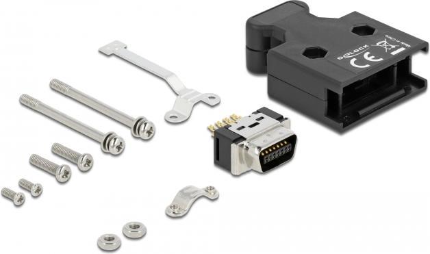 Actual product image Delock MDR connector 14 pin solder with housing