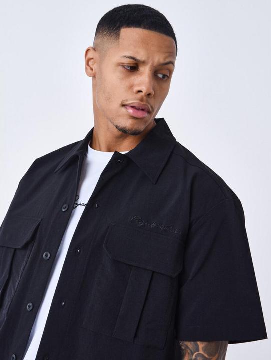 Actual product image Project X Paris plain textured shirt (M)