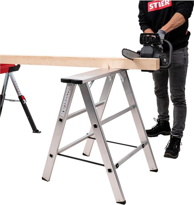 Produktbild Stier Aluminiumbock Tragfähigkeit 150 kg (16 cm, 75 cm)