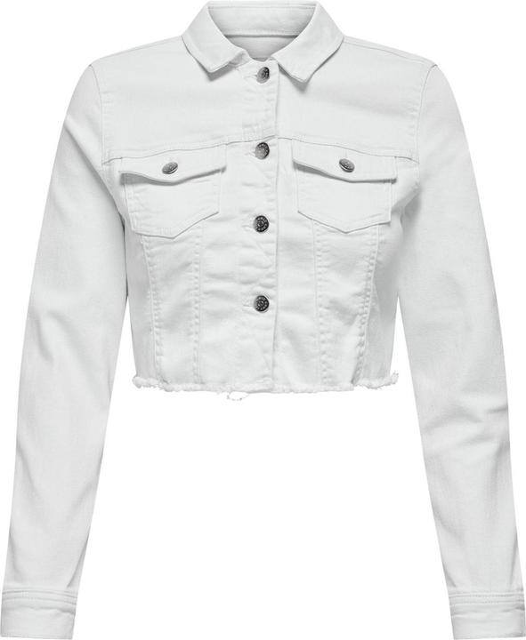 Immagine prodotto Only Polsini con colletto a scomparsa e giacca con bottoni in denim (L)