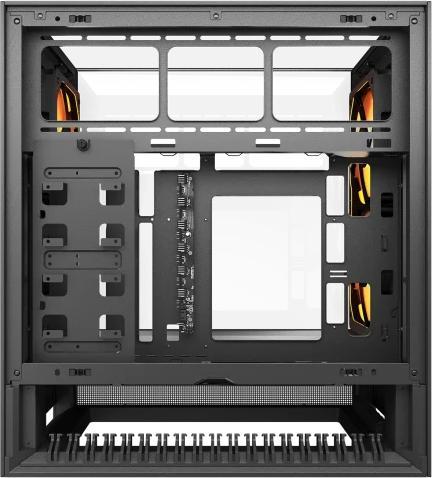 Image du produit Cougar Gehäuse Midi-Tower OmnyX, ARGB, Schwarz (mATX, Mini-ITX, ATX)