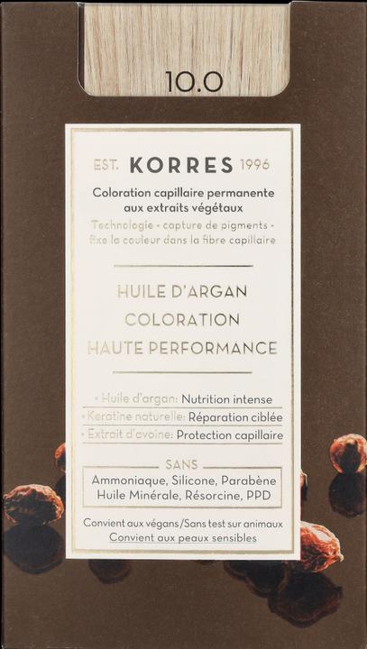 Korres Argan Oil Hair Color (Nr. 10.0 - Platinum Blonde)