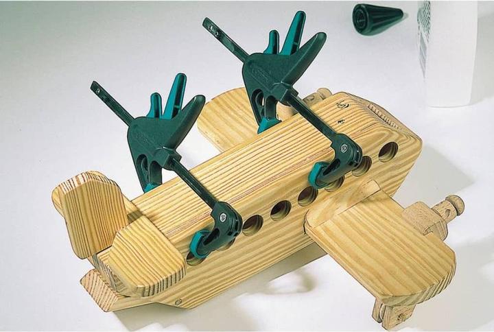 Produktbild wolfcraft wolfcraft 2 EHZ - Mini-Einhandzwingen 40/110mm (110 mm)