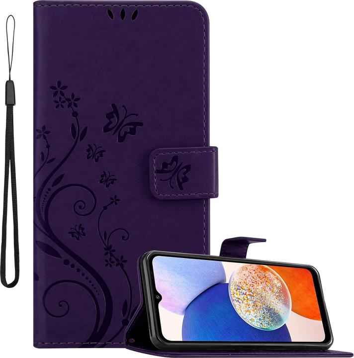 Floral violet foncé