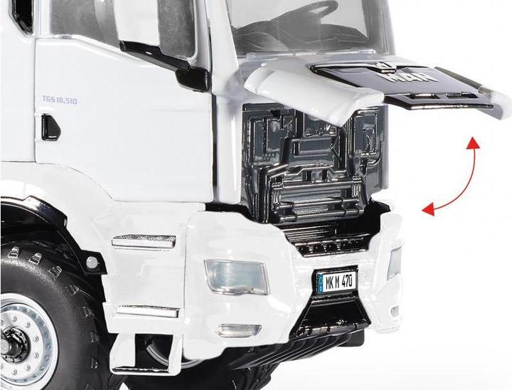Image du produit Wiking 0776 52 Voie 1 MAN TGS Tracteur 2 essieux diesel agricole blanc
