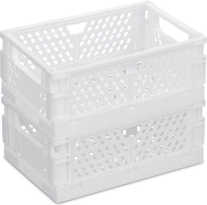 Actual product image Relaxdays 2x folding box (25 x 16.5 x 10 cm, 3.33 l)